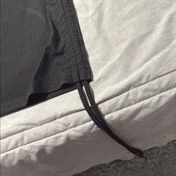 SHEIN Black Midi Sheath Dress with Slit - Picture 2 of 5